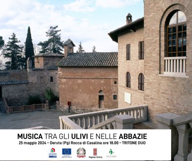 Musica e degustazioni tra gli Ulivi e nelle abbazie – 25 maggio 2024 ore 18 – Rocca di Casalina Deruta (Pg)