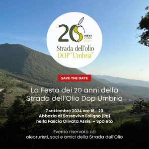 La Strada dell’Olio DOP Umbria festeggia 20 anni