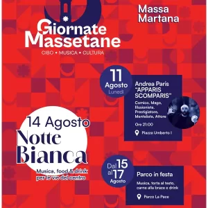 Massa Martana (Pg) 9 – 17 agosto 2025 Le Giornate Massetane
